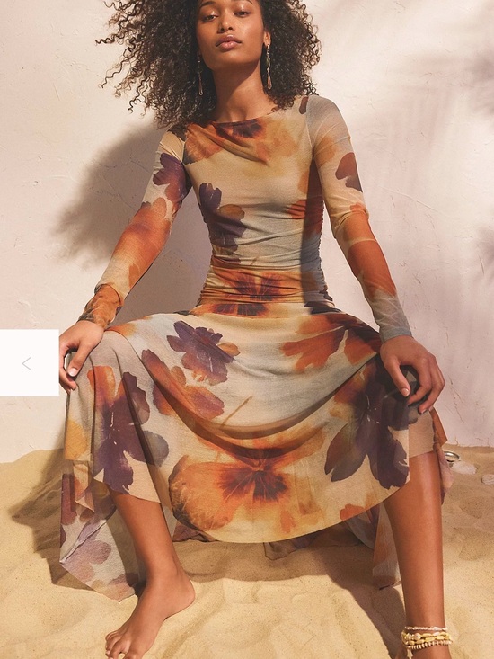 Free People Dresses & Skirts - Free People Sunnei Maxi Dress in Sunrise Combo Size Large